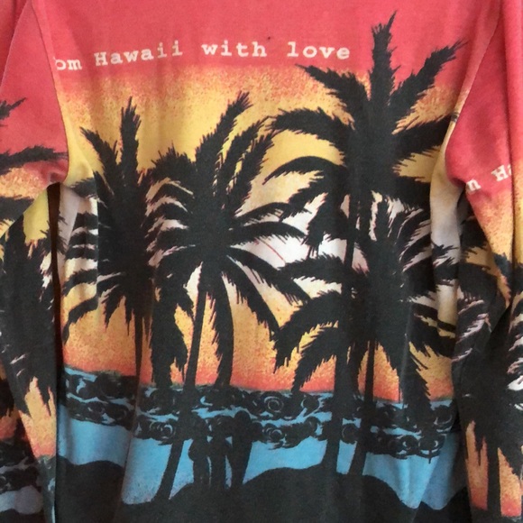 Boho Chic From Hawaii with Love Long Sleeve Tee ~ Women’s - Picture 7 of 9